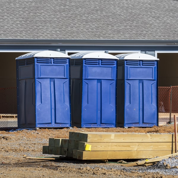 are there any restrictions on where i can place the portable toilets during my rental period in Flemington Pennsylvania